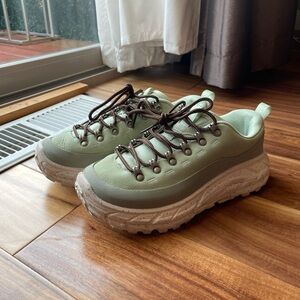Hoka One One Eggnog seed green hiking / trail running / lifestyle shoe